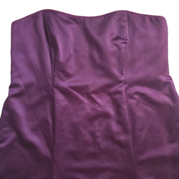 Strapless Purple Dress - Picture 3 of 5
